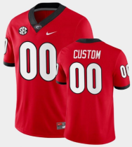 NCAA Georgia Bulldogs Red Champions Customized Jersey