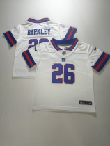 New York Giants #26 Saquon Barkley White Vapor Untouchable Limited Toddlers Jersey