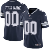Men's Dallas Cowboys Customized Navy Vapor Untouchable Limited Jersey
