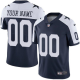 Men's Dallas Cowboys Customized Navy Thanksgiving Vapor Untouchable Limited Jersey