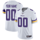 Men's Minnesota Vikings Customized White Vapor Untouchable Limited Jersey