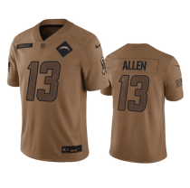 Men's Los Angeles Chargers #13 Keenan Allen 2023 Brown Salute To Service Limited Jersey