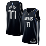 NBA Dallas Mavericks  #77 Luka Doncic 2022 Black Select Series MVP Swingman Jersey