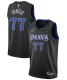 NBA Dallas Mavericks #77 Luka Doncic Black 2023/24 City Edition Stitched Basketball Jersey