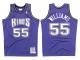 NBA Sacramento Kings #55 Williams Purple Jersey