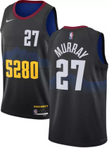 Men's Denver Nuggets #27 Jamal Murray Black 2023 City Edition Stitched Basketball Jersey