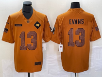 Men's Tampa Bay Buccaneers #13 Evans 2023 Brown Salute To Service Limited Jersey