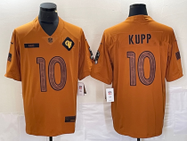 Men's Los Angeles Rams #10 Cooper Kupp 2023 Brown Salute To Service Limited Jersey