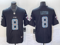 Men's Tennessee Titans #8 Will Levis Black Impact Limited Stitched Jersey