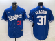 Copy Men's Los Angeles Dodgers #31 Tyler Glasnow Blue Cool Base Stitched Baseball Jersey