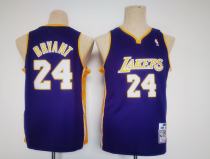NBA Los Angeles Lakers #24 Kobe Bryant Yellow Throwback Youth Jersey