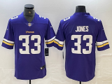 Men's Minnesota Vikings #33 Jones Purple Vapor Untouchable Limited Jersey