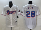 Men's Texas Rangers #28 Jonah Heim White Champions Nike Game Jersey
