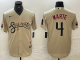 Men's Arizona Diamondbacks #4 Ketel Marte Gold City Connect Jersey
