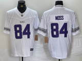 Men's Minnesota Vikings #84 Moss White F.U.S.E. Winter Warrior Limited Jersey