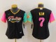 Women San Diego Padres #7 Kim Black Cool Base Stitched Baseball Jersey