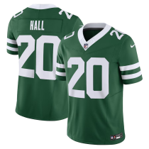 Men's New York Jets #20 Breece Hall Green 2023 F.U.S.E. Vapor Limited Throwback Jersey