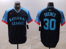 Men's Pittsburgh Pirates #30 Paul Skenes 2024 All-Star Stitched Jersey