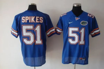 NCAA Florida Gators #51 SPIKES BLUE Jersey