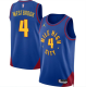 Men's Denver Nuggets #4 Russell Westbrook Blue 2024 Statement Edition Stitched Jersey