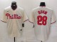 MLB Philadelphia Phillies #28 Bohm Cream Home Stitched Jersey