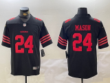 Men's San Francisco 49ers #24 Jordan Mason Black Vapor Untouchable Limited Jersey