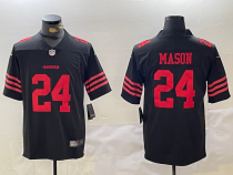Men's San Francisco 49ers #24 Jordan Mason Black Vapor Untouchable Limited Jersey