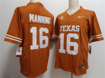 Men's Texas Longhorns #16 Arch Manning Orange F.U.S.E Limited Stitched Jersey