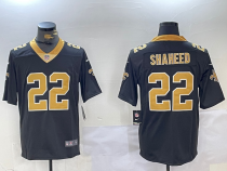 Men's New Orleans Saints #22 Shaheed Black Vapor Untouchable Limited Jersey