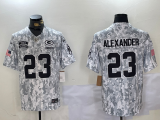 Men's Green Bay Packers #23 Jaire Alexander Arctic Camo 2024 F.U.S.E. Salute to Service Jersey