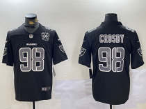 Men's Las Vegas Raiders #98 Maxx Crosby Black Fashion Limited Jersey