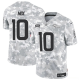 Men's Denver Broncos #10 Bo Nix Arctic Camo 2024 F.U.S.E. Salute to Service Limited Jersey