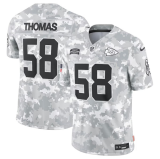 Men's Kansas City Chiefs #58 Derrick Thomas Arctic Camo 2024 F.U.S.E. Salute to Service Jersey