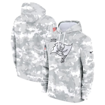 Men's Tampa Bay Buccaneers 2024 Arctic Camo Salute to Service Club Fleece Pullover
