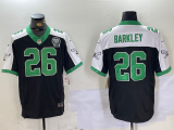 Men's Philadelphia Eagles #26 Saquon Barkley Black 2023 F.U.S.E. Vapor Untouchable Jersey