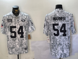 Men's San Francisco 49ers #54 Fred Warner Arctic Camo 2024 F.U.S.E. Salute to Service Jersey