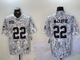 Men's Kansas City Chiefs #22 Trent McDuffie Arctic Camo 2024 F.U.S.E. Salute to Service Jersey