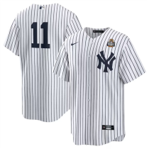Men's New York Yankees #11 Anthony Volpe White 2024 World Series Jersey