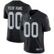 Men's Nike Oakland Raiders Customized Black Vapor Untouchable Limited Jersey