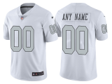 Men's Nike Oakland Raiders Customized White Color Rush Limited Jersey