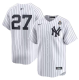 Men's New York Yankees #27 Giancarlo Stanton White 2024 World Series Home Jersey