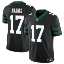Men's New York Jets #17 Davante Adams Black 2024 F.U.S.E. Vapor Limited Jersey