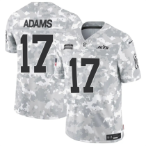 Men's New York Jets #17 Davante Adams 2024 F.U.S.E. Arctic Camo Salute to Service Jersey