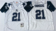 NFL Dallas Cowboys #21 Sanders White Throwback Jersey