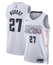 Men's Denver Nuggets #27 Jamal Murray 2024-25 City Edition Stitched Jersey