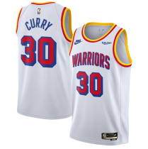 Men's Golden State Warriors #30 Stephen Curry White 2024/25 Classic Edition Swingman Jersey