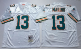 Miami Dolphins #13 Dan Marino Throwback Jersey in White