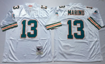 Miami Dolphins #13 Dan Marino Throwback Jersey in White