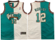 Men's Memphis Grizzlies #12 Ja Morant Green/White Split Jersey