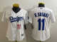 Women Los Angeles Dodgers #11 Roki Sasaki White Game Stitched Baseball Jersey
